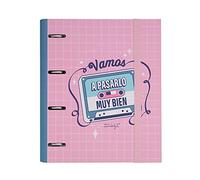 Mr. Wonderful Carpeta con anillas - Vamos a pasarlo muy bien, WOA11106ES