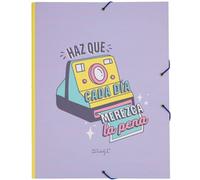 Mr. Wonderful Carpeta separadora, tamaño único, Multicolor - Haz que cada día merezca la pena, WOA11105ES