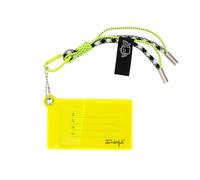Mr. Wonderful - Clip-on backpack accessory - Yellow - Funda de Plástico Transparente - Funda para Títulos de Transporte y Tarjetas