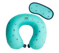 Mr. Wonderful - Cojín de Viaje con Antifaz para soñar por Tierra, mar y Aire - Azul