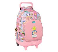 Mr. WONDERFUL COMIC - Mochila Grande con Ruedas, Compacta, Extraíble, Ideal para Niños de Diferentes Edades, Cómoda y Versátil, Calidad y Resistencia, 33x22x45 cm