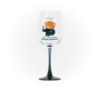 Mr. Wonderful Copa de Vino - Vino en Mano, Relax Activado - Copa de Vidrio 47 cl