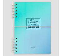 Mr. Wonderful Cuaderno A5 azul - Todo lo que voy a lograr