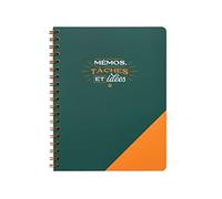 Mr.Wonderful - Cuaderno A5 verde - Memos, tareas e ideas