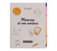 Mr. Wonderful - Diario de viaje - Memorias de una aventura - Pequeño diario de viaje para ir anotando lo que acontece - Incluye 3 hojas de pegatinas