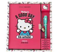 Mr. Wonderful - Diario personal + boli con tinta normal e invisible Hello Kitty - Today is a good day to smile