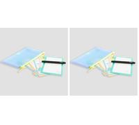 Mr. Wonderful - Estuche de lápices + hojas de pizarra - Never stop dreaming (Paquete de 2)