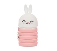 Mr. Wonderful - Estuche de Silicona Extensible - Conejo - con Cierre de Cremallera - Estuche Personalizado - Estuche con diseño Exclusivo