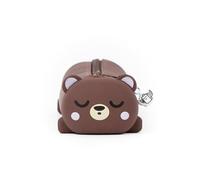 Mr. Wonderful Estuche de Silicona Lazy Osito - Estuche Escolar con Cremallera - Resistente y Original