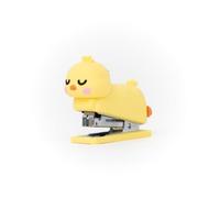 Mr. Wonderful Grapadora Lazy Pollito - Grapadora de Escritorio con Diseño Original - Incluye Grapas