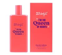 MR WONDERFUL - I'm the Queen of Hearts 150 ml, Colonia Mujer, Perfume Formato Spray, Eau de Toilette Natural y Femenina, Aroma Frutal Gourmand, Fragancia Fresca y de Larga Duración