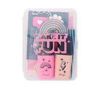 Mr. Wonderful - Kit para Decorar tu Agenda 2025 - Make it fun - Incuye 4 Pegatinas con Relieve, 2 minisubrayadores y 1 Charm para Decorar