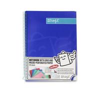 Mr. Wonderful - Libreta A4 Azul - 240 páginas cuadriculadas Microperforadas - Tapa Extradura - Encuadrenación en Espiral- Incluye pegatinas