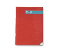 Mr. Wonderful - Libreta A4 Roja - Hojas Rayas Pautada - 48 páginas - Encuadrenación grapada