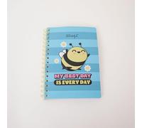 Mr. Wonderful - Libreta A5 3D Abeja - Encuadrenación en Espiral - Give it your best! - 160 páginas blancas