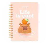 Mr. Wonderful - Libreta A5 3D squishy capibara - Life is cool