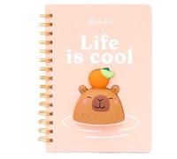 Mr. Wonderful - Libreta A5 3D squishy capibara - Life is cool