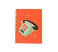 Mr. Wonderful Libreta A5 con Espiral - I’m All Ears - 160 Páginas Pautadas FSC - Papelería Retro