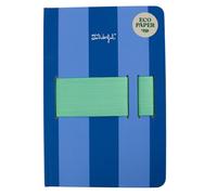 Mr Wonderful - Libreta A5 con soporte para móvil azul - 120 páginas Pautadas a Rayas - Believe it or not, sometimes I write by hand - Encuadernación Rígida