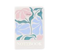 Mr. Wonderful - Libreta A5 - Estampado flores - Encuadernación cosida