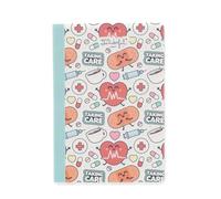 Mr Wonderful - Libreta A6 con hojas Pautadas a Rayas - 160 páginas - notebook - Taking Care - Encuadernación cosida