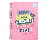 Mr. Wonderful Libreta - Todas mis grandes y requetegeniales ideas, Multicolor
