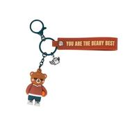 Mr. Wonderful Llavero You Are the Beary Best - Llavero de Caucho con Mensaje - Regalo Día del Padre