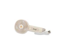 Mr.Wonderful - Mini ventilador de mano portatil - Margarita rosa - Ventilador de mano pequeño con 3 velocidades - Cargador incluido - Ideal para llevarlo en el bolso