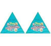 Mr. Wonderful - Pegatinas divertidas para tus tareas creativas - Rollo con 20 Pegatinas (Paquete de 2)