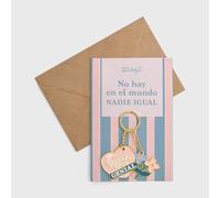 Mr.Wonderful - Postal con llavero - No hay en el mundo nadie igual. Mamá, eres genial - Conjunto de postal + llavero de metal - Regalo Día de la Madre
