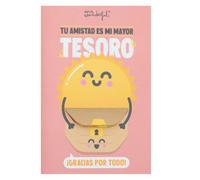 Mr. Wonderful - Postal - Tu amistad es mi mayor tesoro, ¡gracias por todo! - Postal con temática de amistad - Incluye sobre