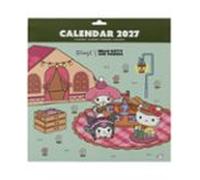 MR. WONDERFUL - Calendario Póster 2027 - Hello Kitty & Friends - Calendario De Pared Mes Vista Con Póster Interior, Presentado En Sobre De Cartón Listo Para Regalar - Papel FSC 30x30 cm