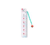 Mr. Wonderful Regla Marcapáginas Libro y Rosa - Regla de 15 cm con Charm - Día del Libro