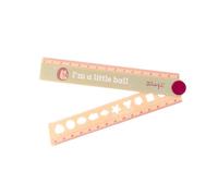 Mr. Wonderful Regla Plegable 30 cm Erizo I’m a Little Ball - Regla Escolar con Plantillas para Dibujar