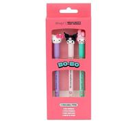 Mr. Wonderful - Set de 3 bolis borrables Bo-Bo - Hello Kitty, My Melody y Kuromi