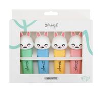 Mr. Wonderful - Set de 4 subrayadores Conejo - It’s a good day to have fun