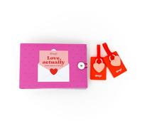 Mr. Wonderful - Set de Álbum de Fotos de Viaje + 2 Identificadores de Maleta “Love, Actually” - 64 Páginas y 8 Hojas de Pegatinas - Regalo Romántico