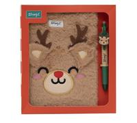 Mr. Wonderful - Set de libreta A5 de borreguito + boli multicolor - Reno