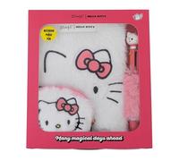 Mr. Wonderful - Set de libreta A5 de peluche, monedero y boli - Hello Kitty
