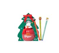 Mr. Wonderful Set Set de 3 bolis borrables Bo-Bo - Reyes Magos Taza con llavero