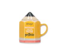 Mr.Wonderful - Taza 3D - Hay excelentes profesores, pero te saldrás de ella - Regalo para profesores - Taza de cerámica con mensaje para profesores