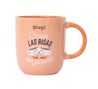 Mr. Wonderful - Taza - Contigo, las risas son garantía - Taza de Café Personalizada - Taza de Cerámica con Mensaje de Amistad