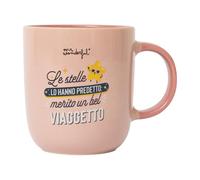 Mr. Wonderful - Taza - Las estrellas lo han predicho: merezco un bonito viaje - Taza de cerámica con mensaje divertido, ideal como regalo o autoregalo