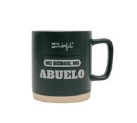 Mr. Wonderful - Taza - Mi héroe, mi abuelo - Taza de cerámica con un emotivo mensaje dirigido al abuelo - Capacidad: 43 cl.