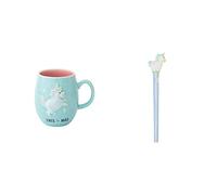 Mr. Wonderful Taza, Multicolor, 1 Unidad (Paquete de 1) & Boli Con Luz - Unicornio -