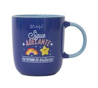 Mr. Wonderful - Taza - Sigue adelante, ¡tu futuro es brillante! - Taza de Café Personalizada - Taza de Cerámica con Mensaje Motivacional
