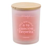 Mr. Wonderful - Vela que huele a tu canción favorita - Vela realizada en cera vegetal con color - Envase de vidrio transparente - Aroma: nardos