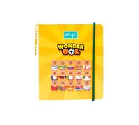 Mr. Wonderful Wonder Gol Álbum Coleccionador de Cartas, Álbum para Coleccionar Cartas Sorpresa, Carpeta Organizador Coleccionable con Cierre Elástico