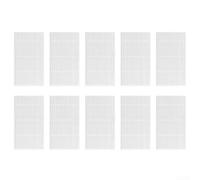MR1 - Juego de filtros de repuesto compatibles con aspiradora robot, paquete de 4 o 10 unidades de malla de filtro y componentes de plástico para gestión continua del aire (paquete de 10)