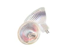 MR16 Focos Bombillas MR16 12V 10W 20W 35W 50W MR16 Bombilla Halógena GU5.3 Bi Pin Base Foco MR16 Bombillas Halogenas Con Cubierta De Vidrio Transparente 1Pc 10W